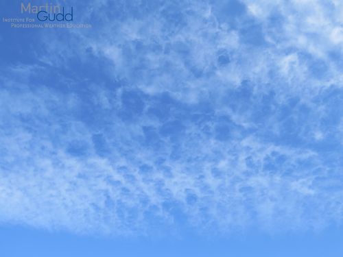 Altocumulus stratiformis lacunosus undulatus